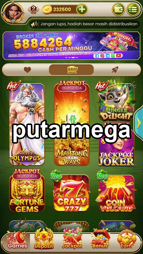 putarmega Tangkapan Layar - APK Resmi